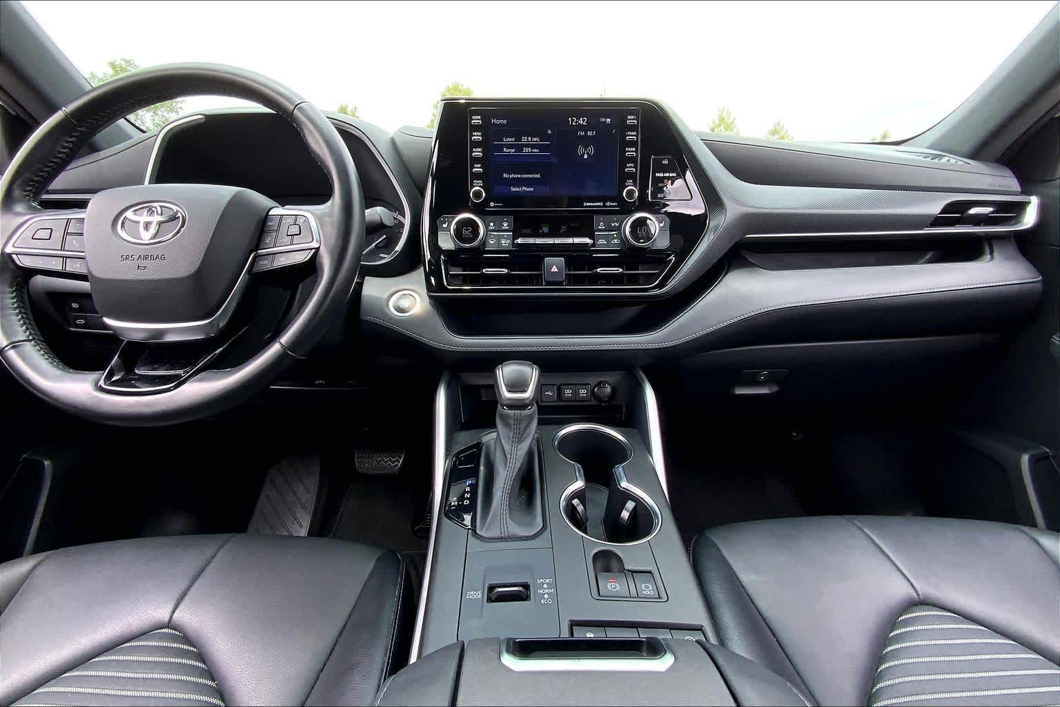 2021 Toyota Highlander XSE Blizzard Pearl at AutoNation Toyota Gulf Fwy