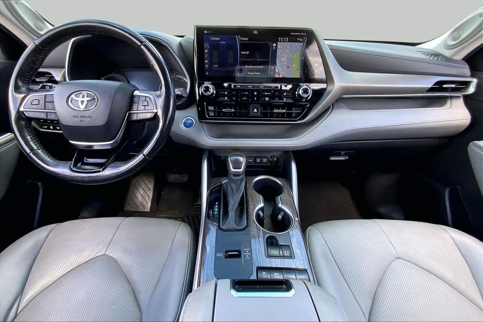2021 Toyota Highlander Hybrid Limited Magnetic Gray Metallic at AutoNation USA Houston
