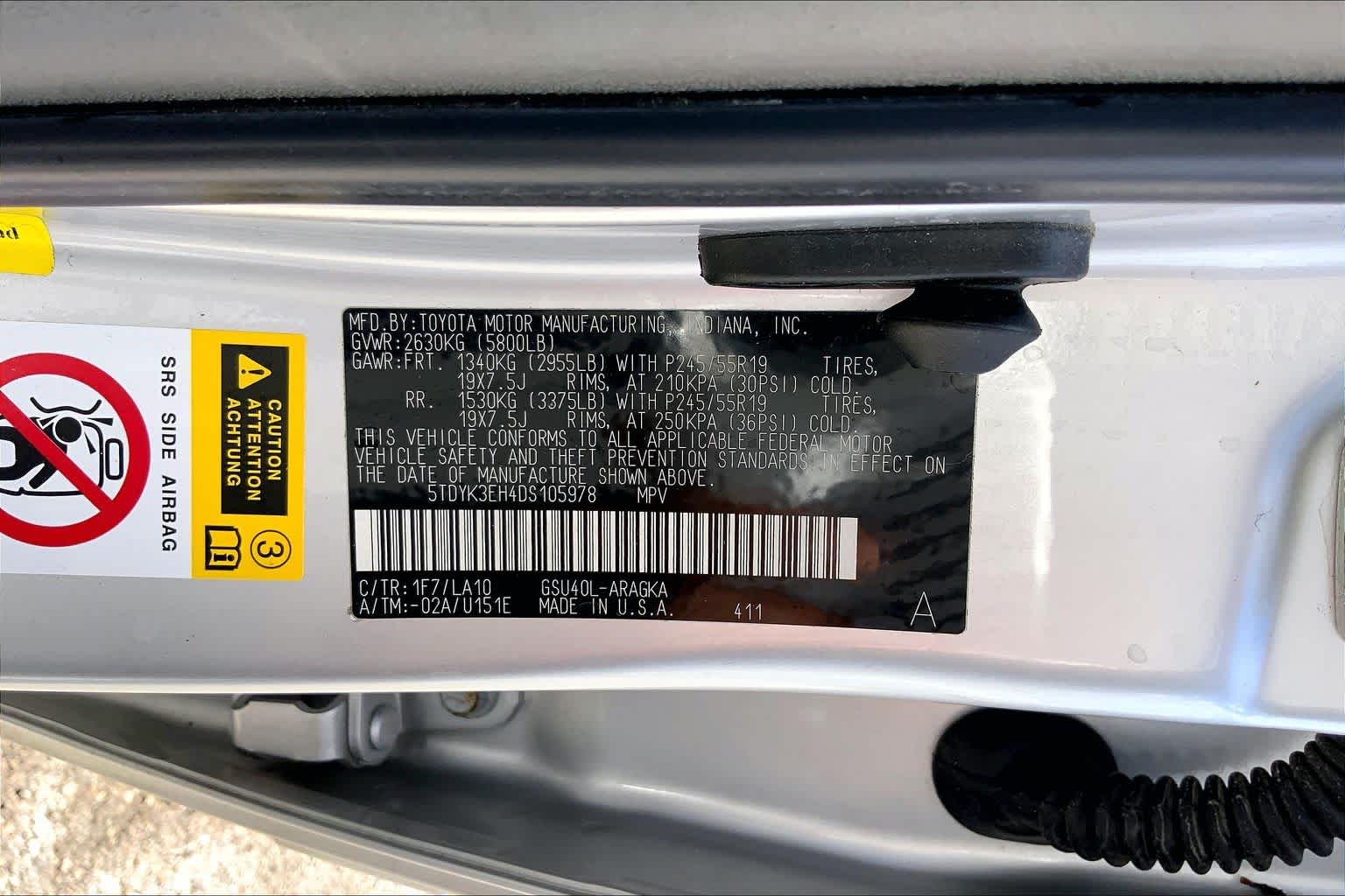2013 Toyota Highlander Limited Classic Silver Metallic at Mac Haik Ford