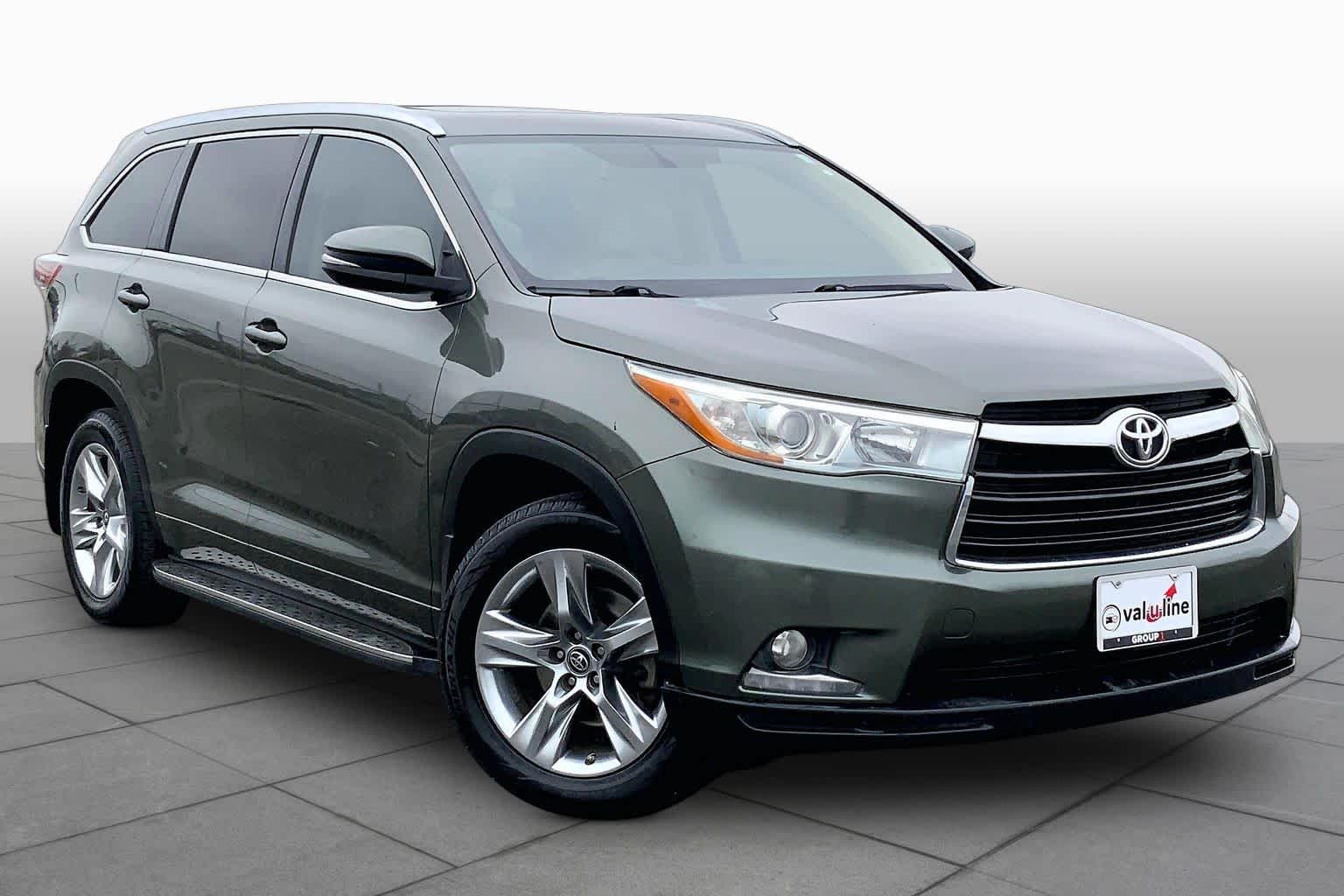 2016 Toyota Highlander Limited Alumina Jade Metallic at Mercedes-Benz of Houston North