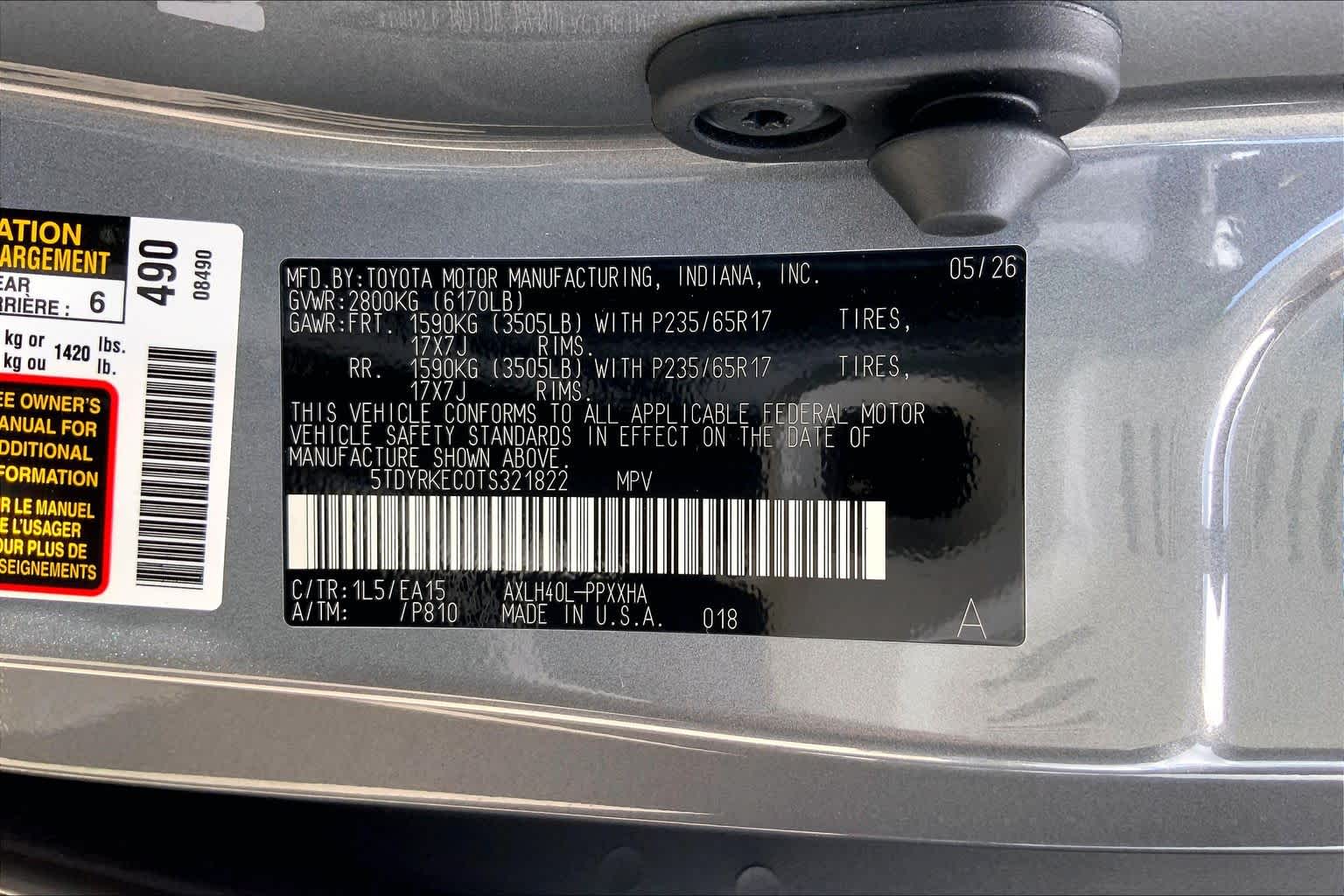 2026 Toyota Sienna XLE Heavy Metal at Group 1 Toyota Southwest