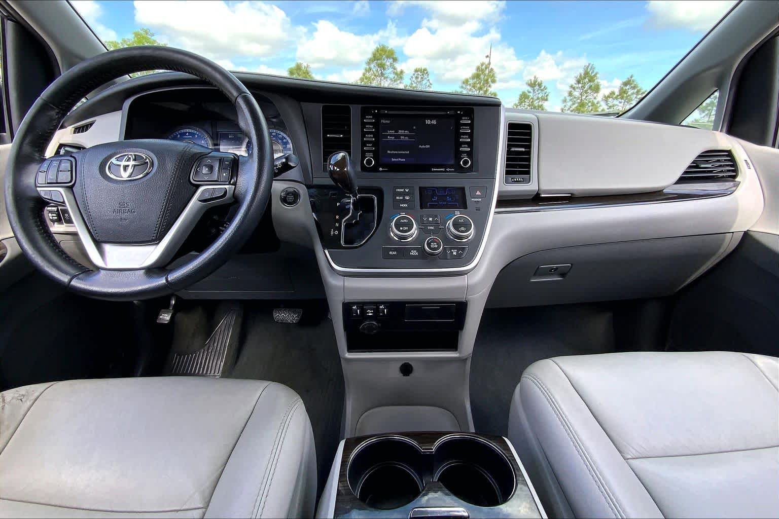 2020 Toyota Sienna XLE Midnight Black Metallic at AutoNation Toyota Gulf Fwy