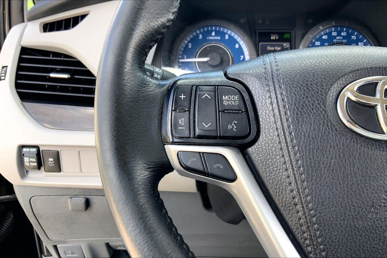 2020 Toyota Sienna XLE Midnight Black Metallic at AutoNation Toyota Gulf Fwy