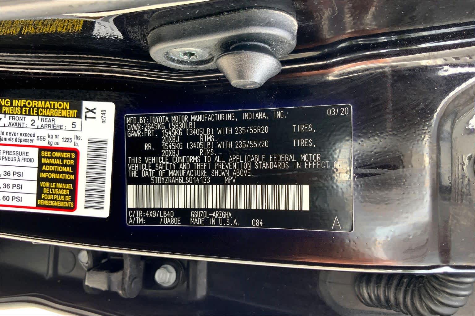 2020 Toyota Highlander photo 36 of 36