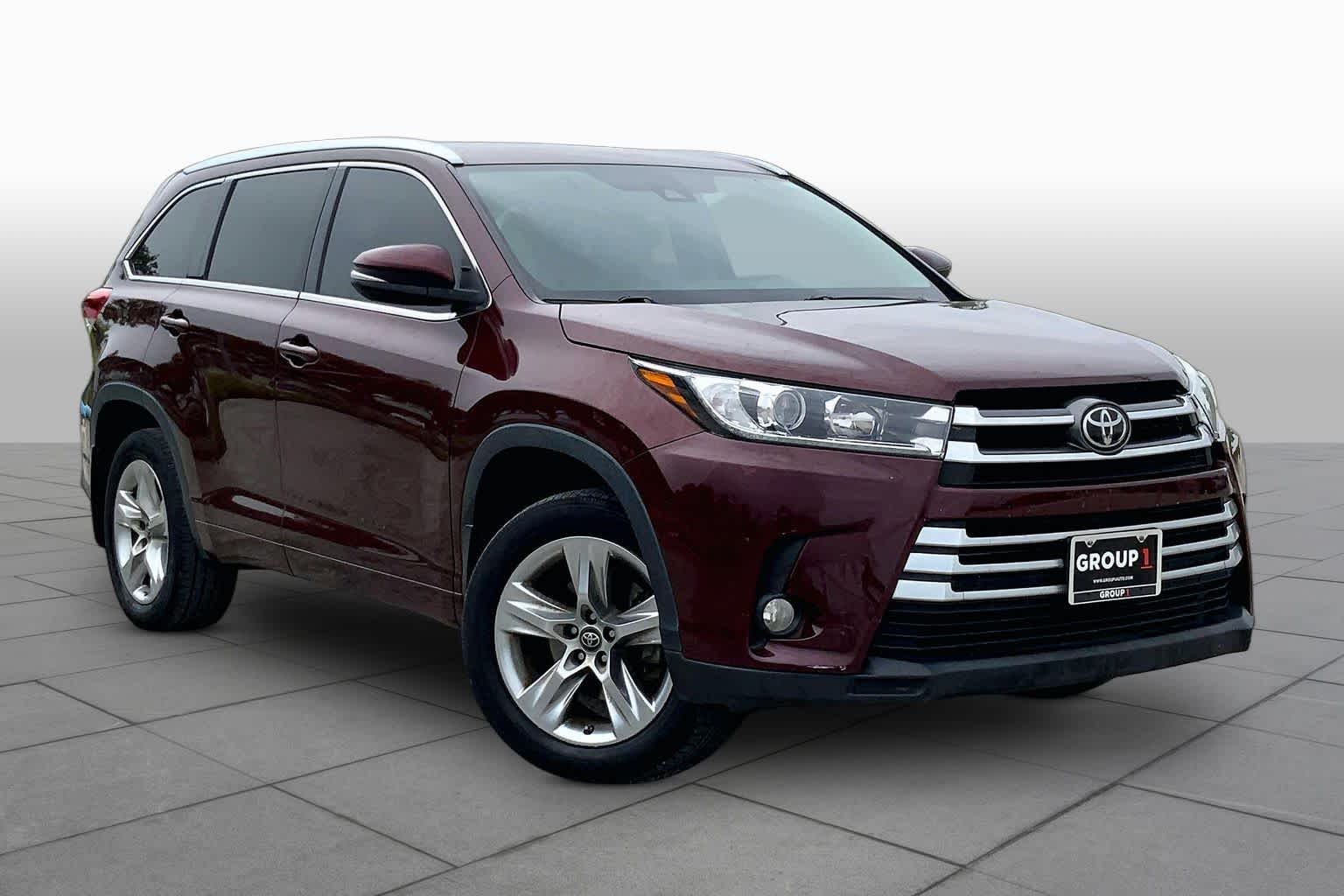 2017 Toyota Highlander Limited Ooh La La Rouge Mica at Lexus Southwest Houston