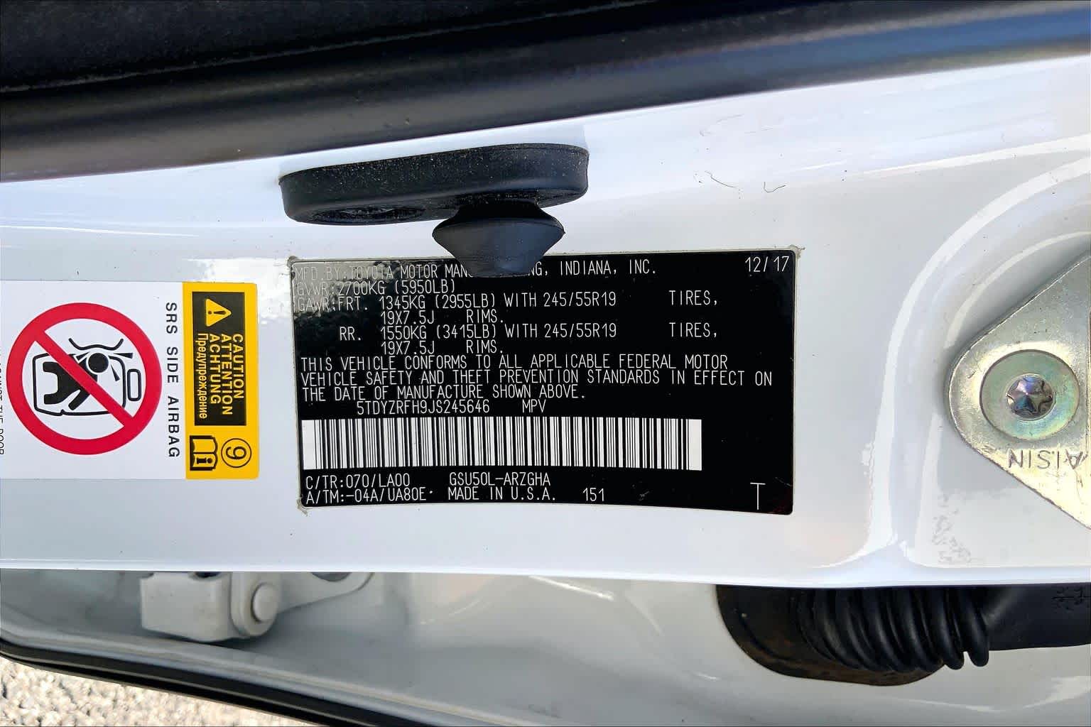 2018 Toyota Highlander photo 36 of 36