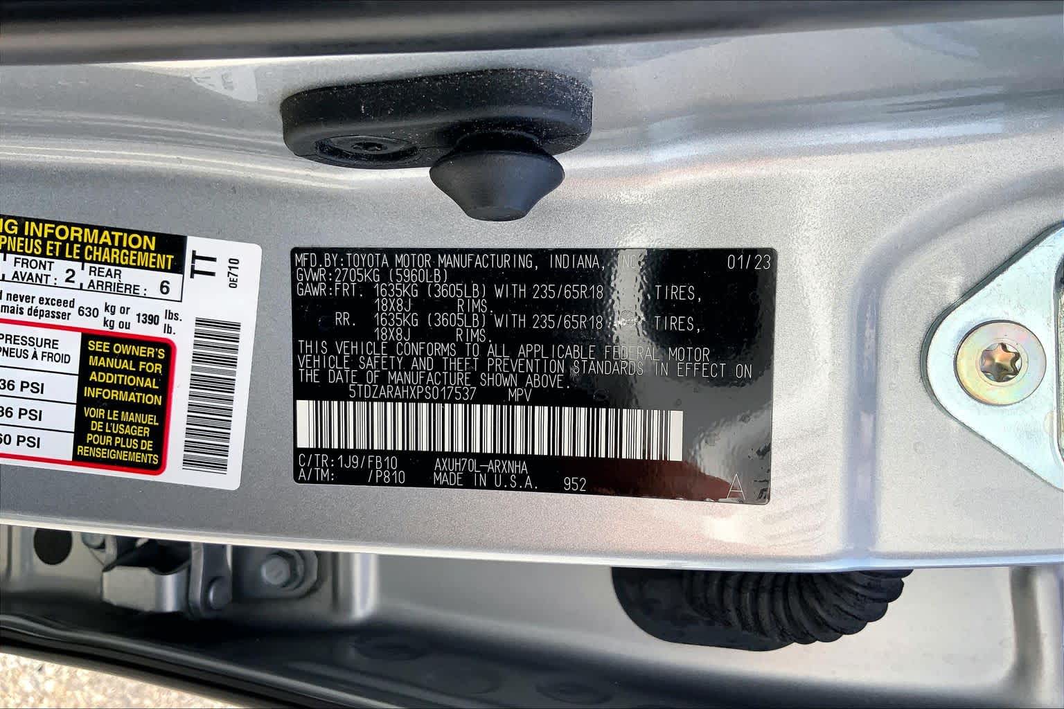 2023 Toyota Highlander Hybrid LE Celestial Silver Metallic at Honda of Clear Lake