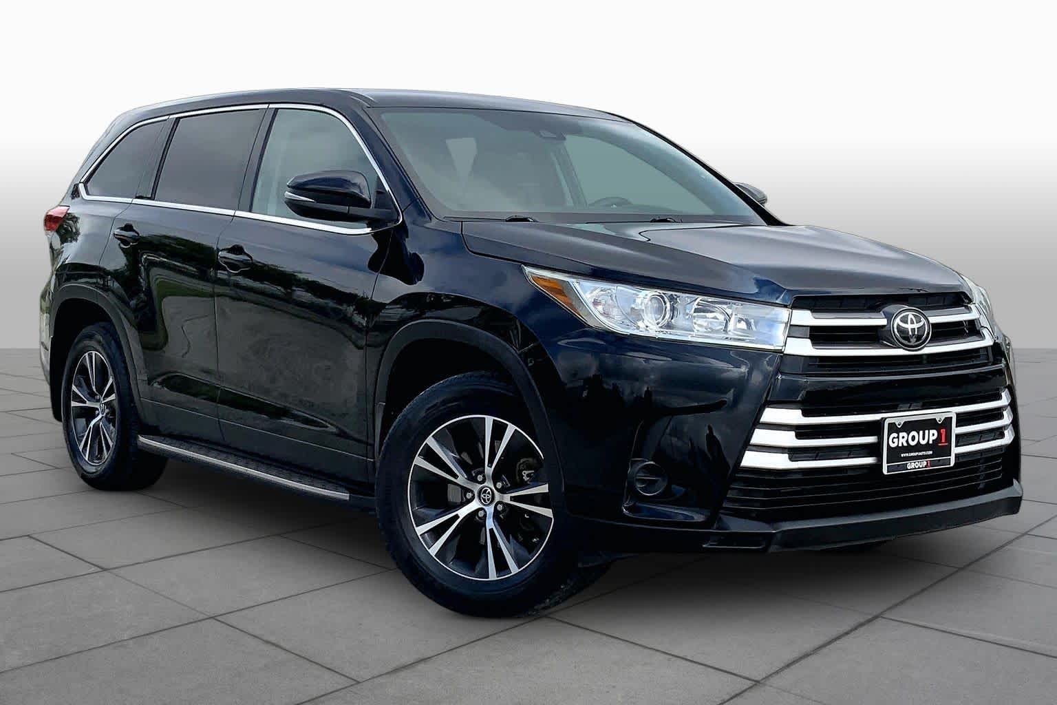 2019 Toyota Highlander LE Midnight Black Metallic at HGreg Houston