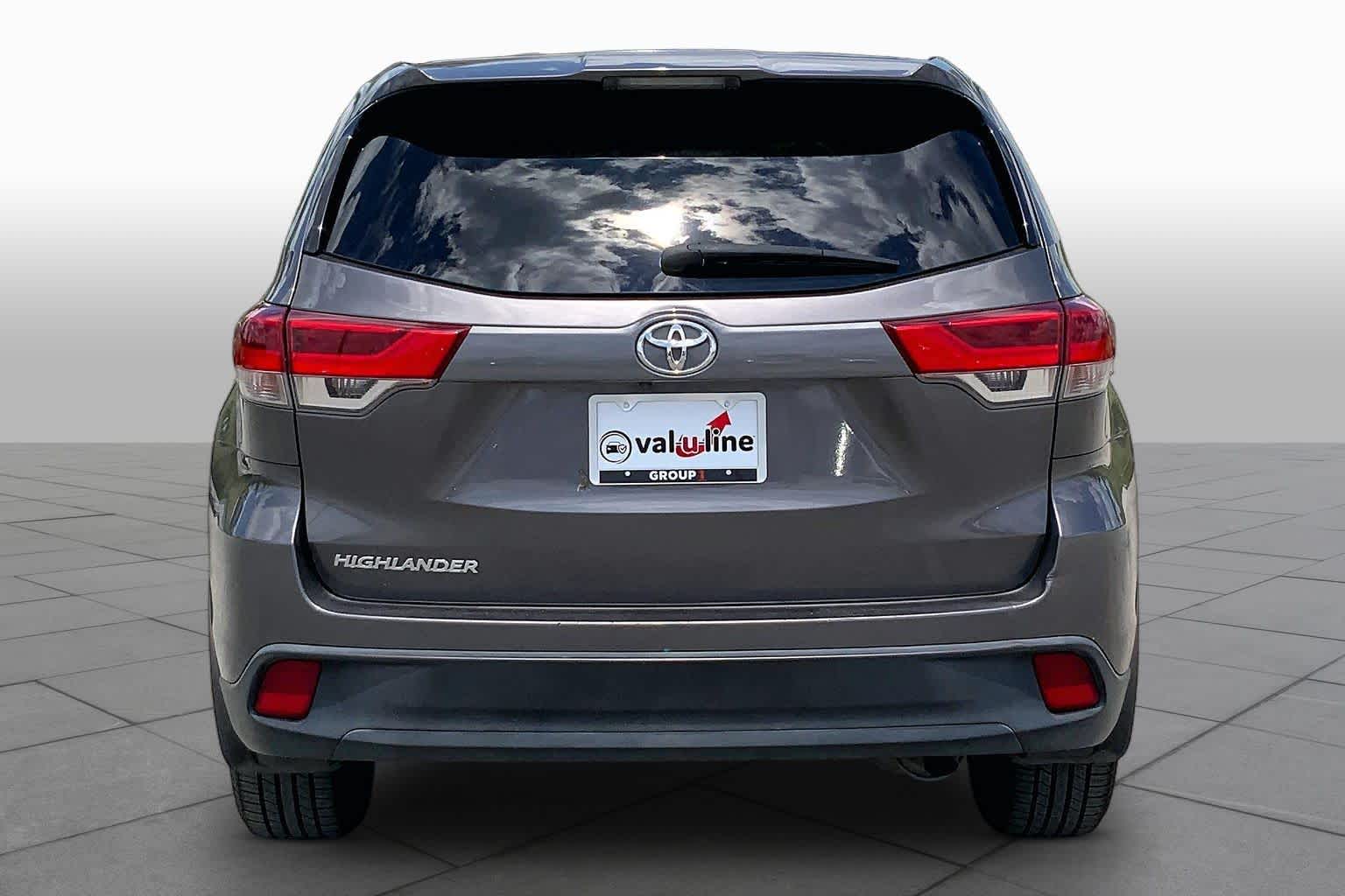 2019 Toyota Highlander LE Predawn Gray Mica at Group 1 Toyota Southwest