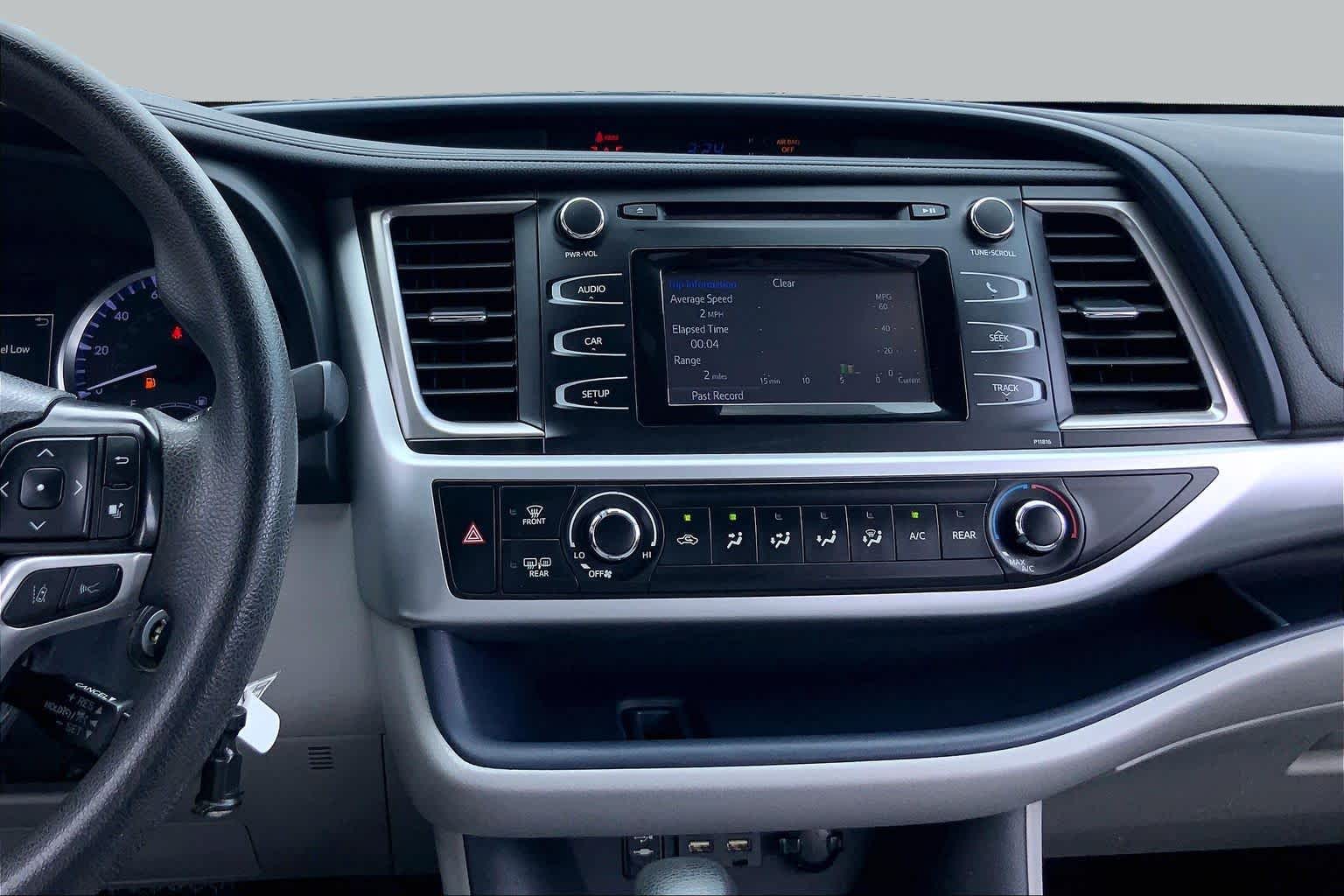 2019 Toyota Highlander LE Midnight Black Metallic at Lexus Southwest Houston