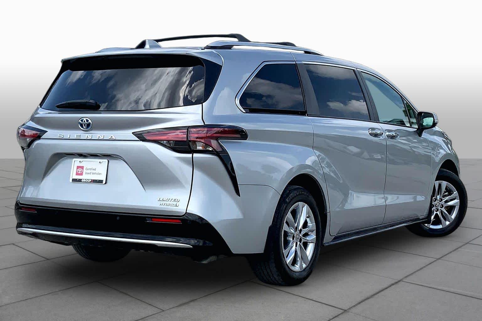 2023 Toyota Sienna Limited Celestial Silver Metallic at Group 1 Toyota Southwest