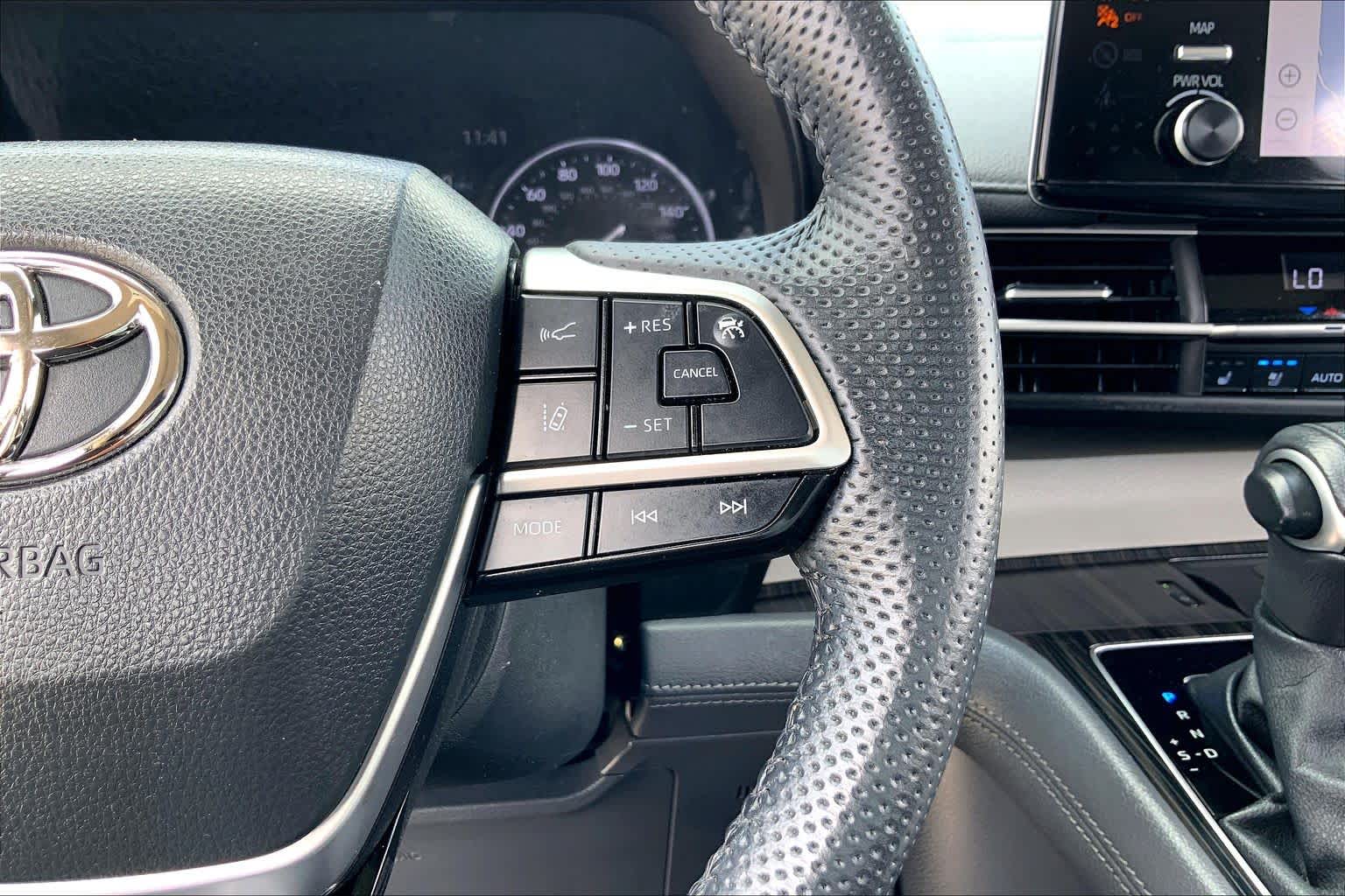2023 Toyota Sienna Limited Celestial Silver Metallic at Group 1 Toyota Southwest