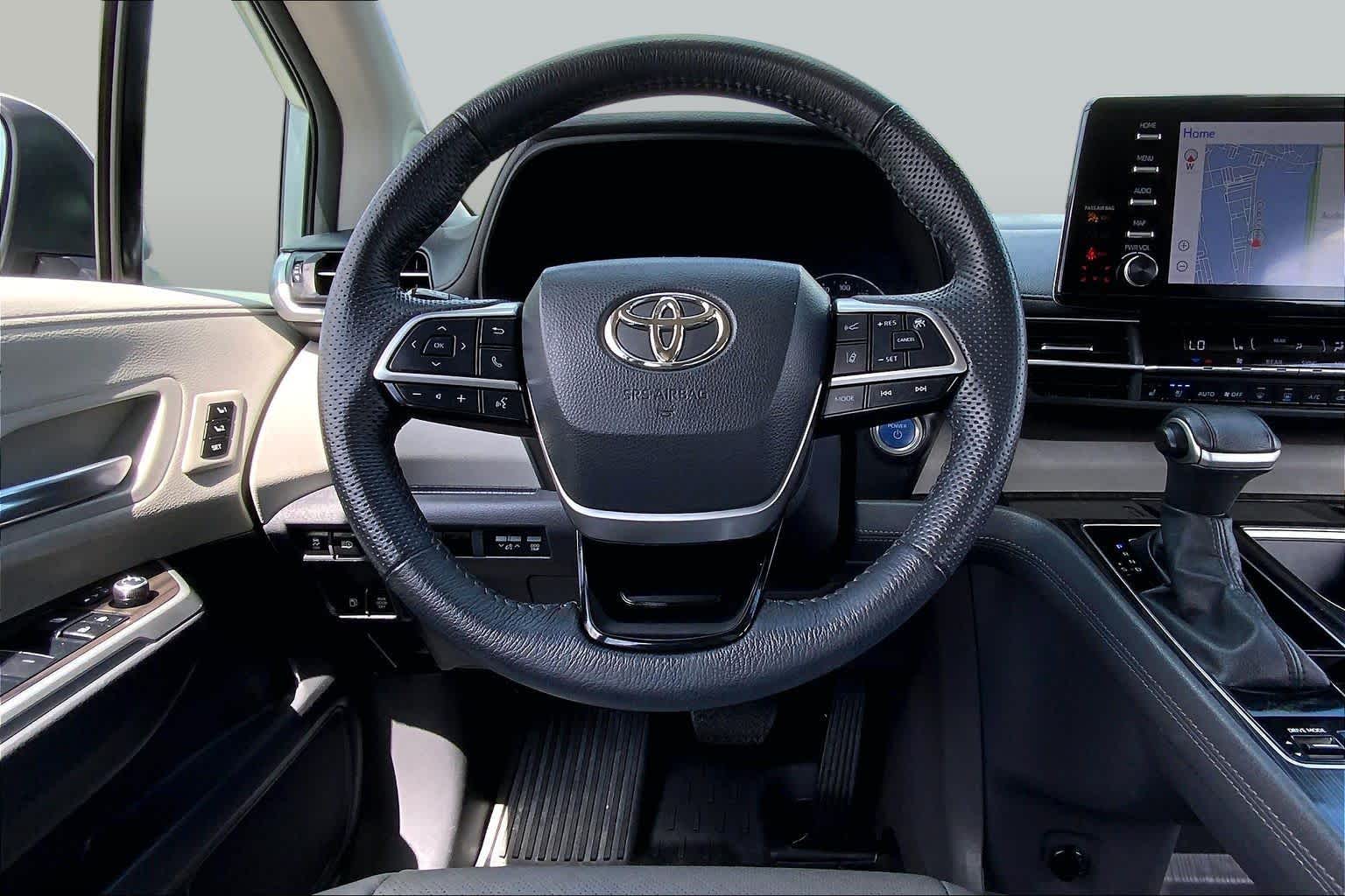 2023 Toyota Sienna Limited Celestial Silver Metallic at Group 1 Toyota Southwest