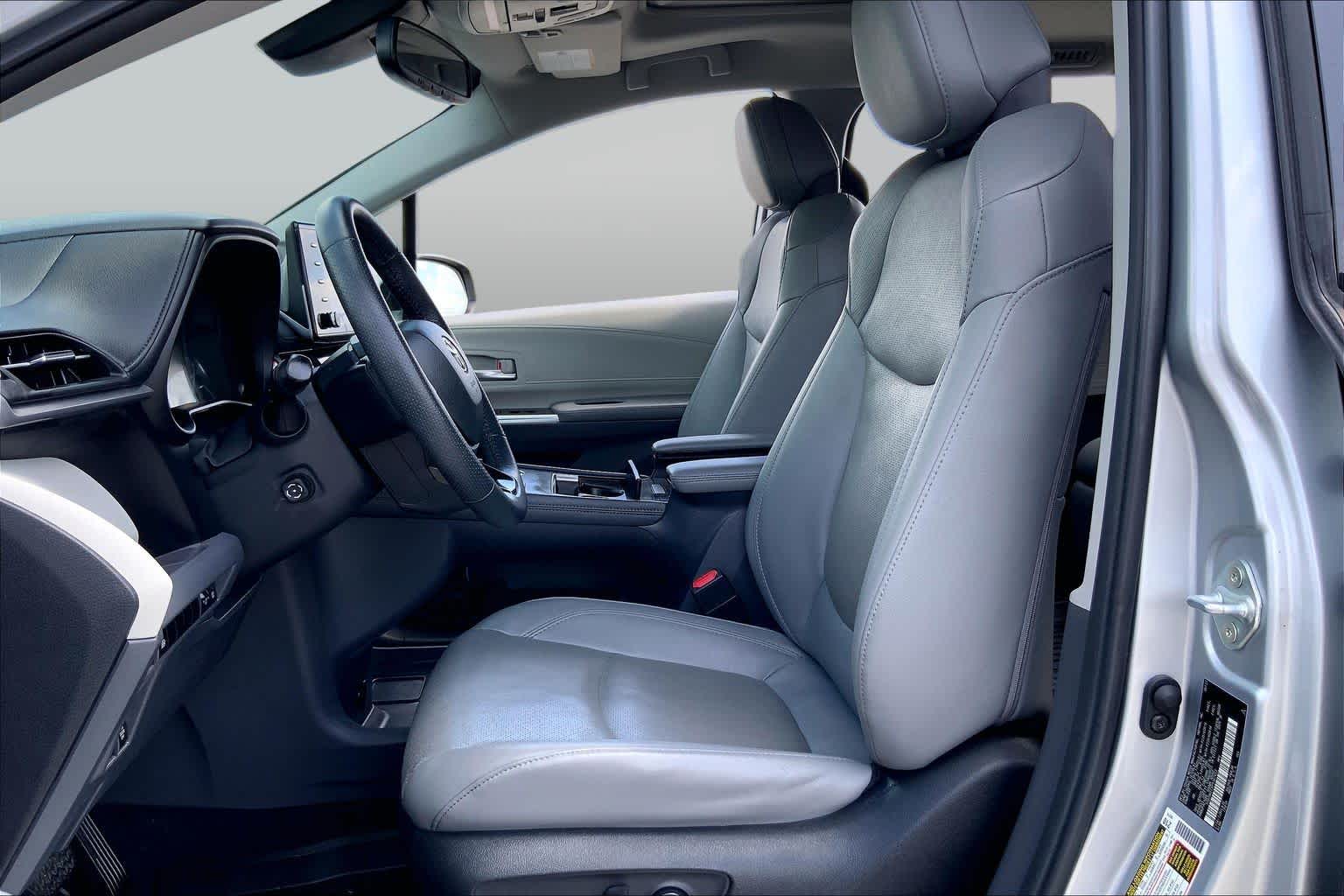 2023 Toyota Sienna Limited Celestial Silver Metallic at Group 1 Toyota Southwest