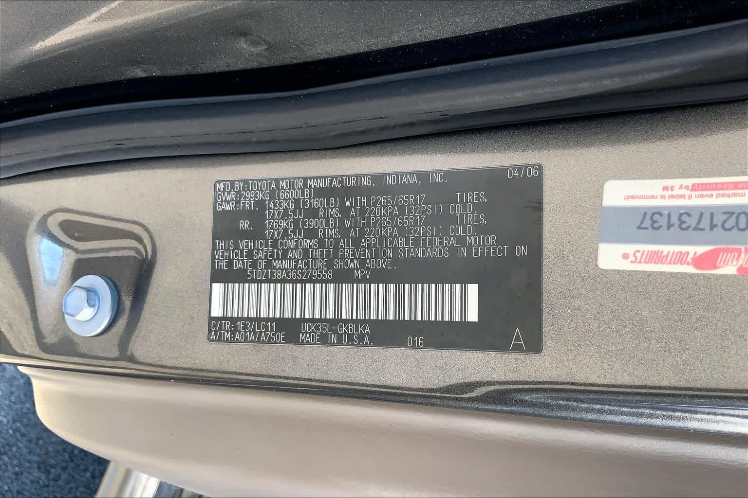 2006 Toyota Sequoia Limited Phantom Gray Pearl at Mac Haik Ford