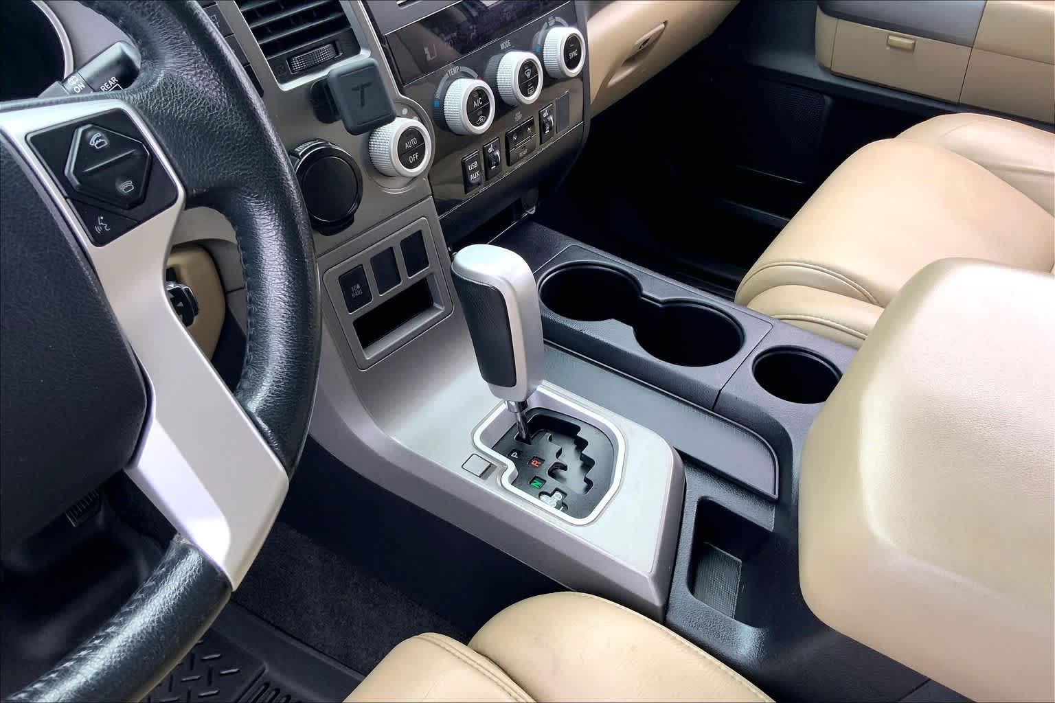 2015 Toyota Sequoia SR5 Super White at AutoNation USA Katy