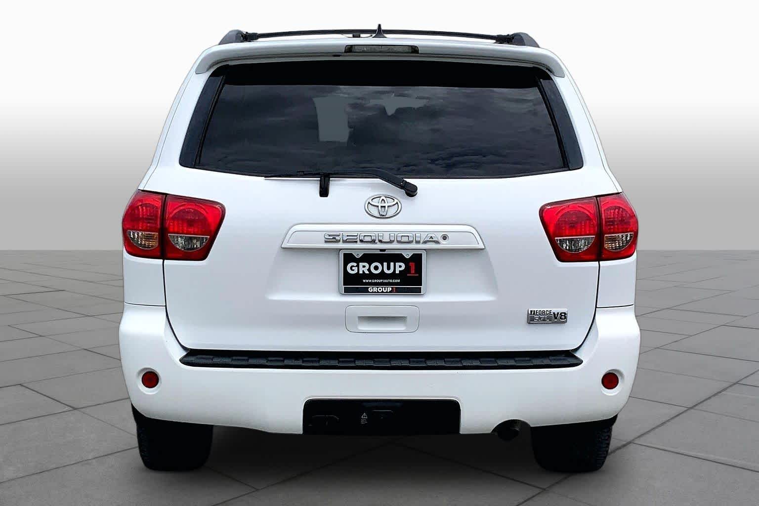 2015 Toyota Sequoia SR5 Super White at AutoNation USA Katy