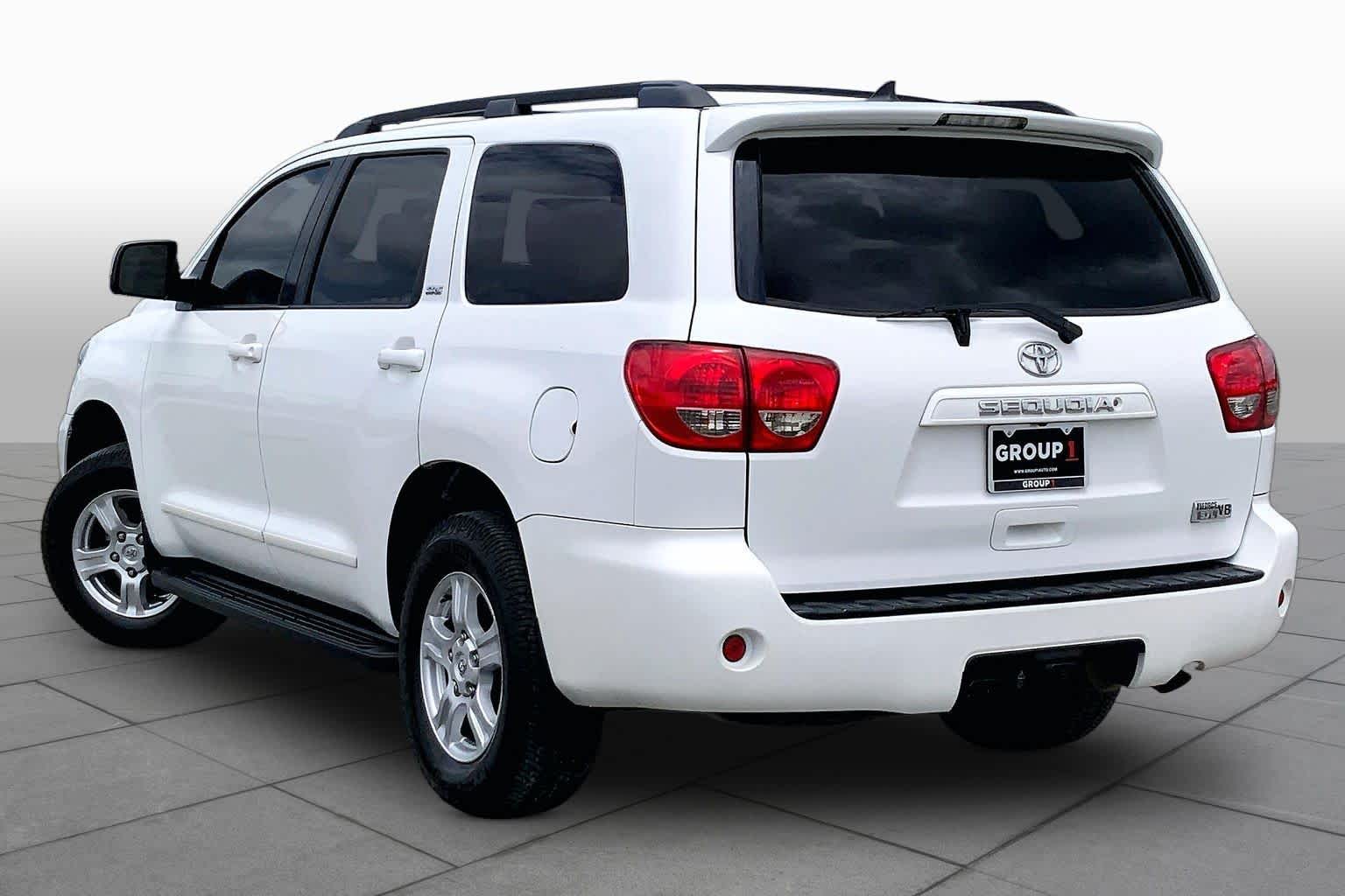2015 Toyota Sequoia SR5 Super White at AutoNation USA Katy