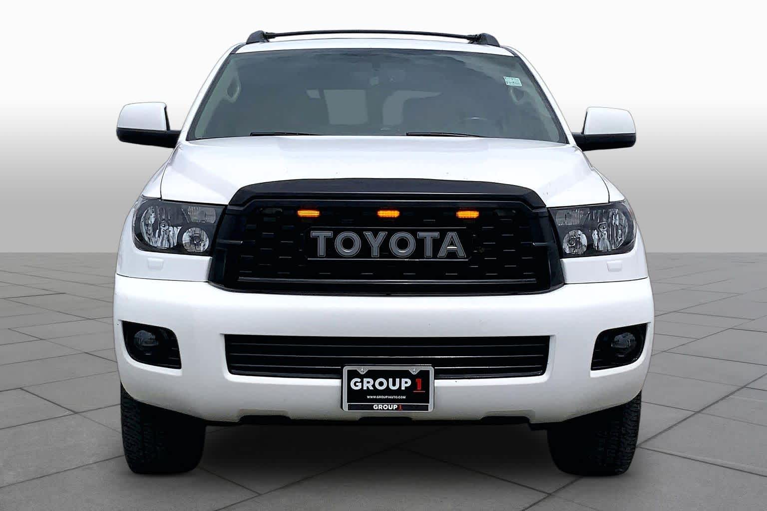 2015 Toyota Sequoia SR5 Super White at AutoNation USA Katy