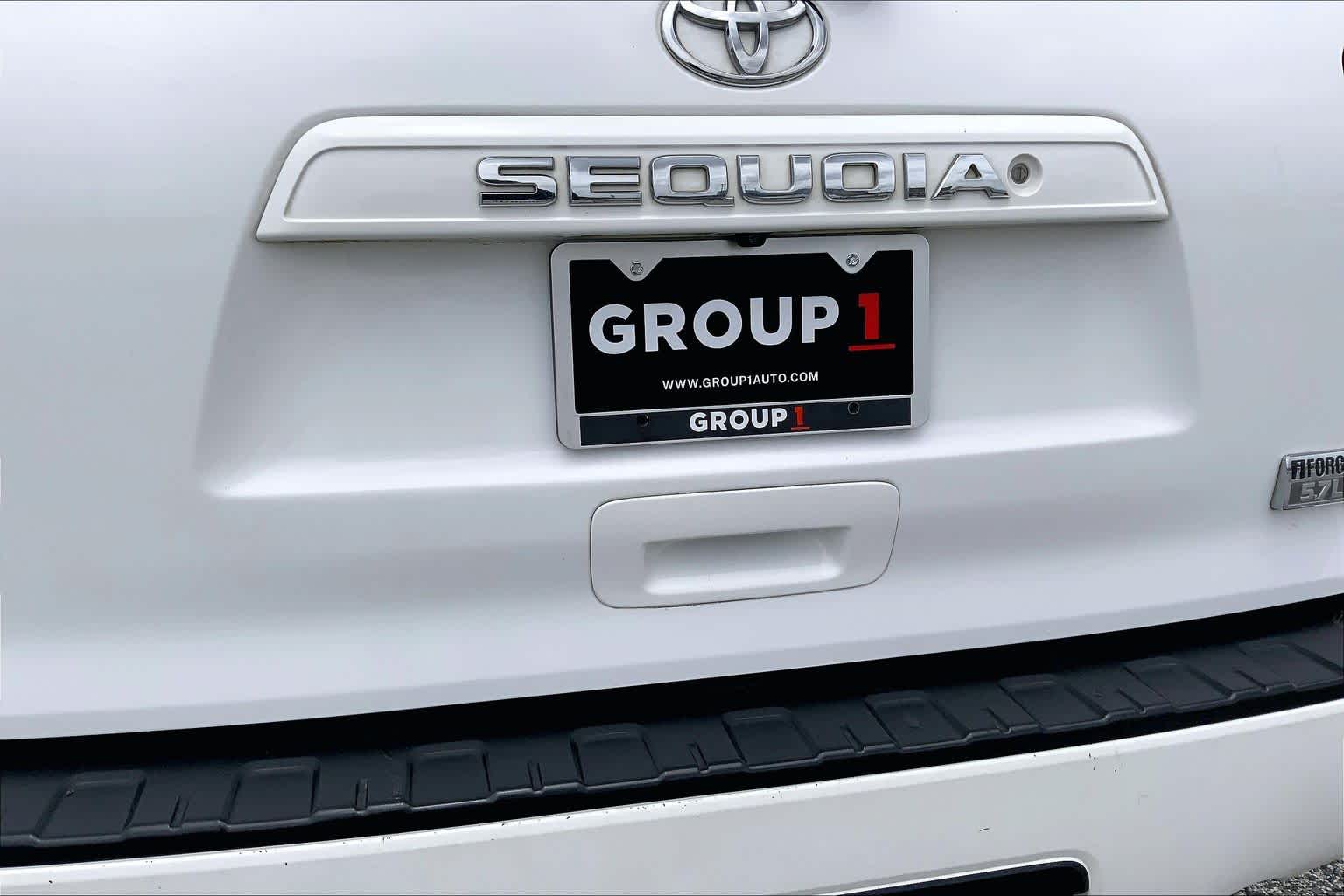 2015 Toyota Sequoia SR5 Super White at AutoNation USA Katy
