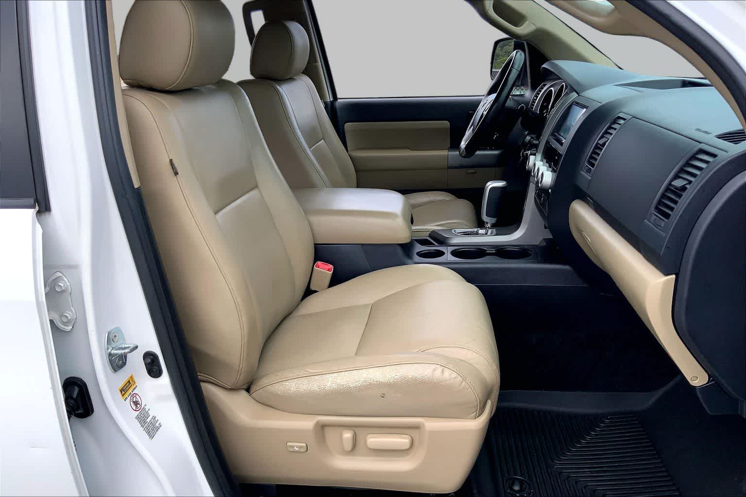 2015 Toyota Sequoia SR5 Super White at AutoNation USA Katy