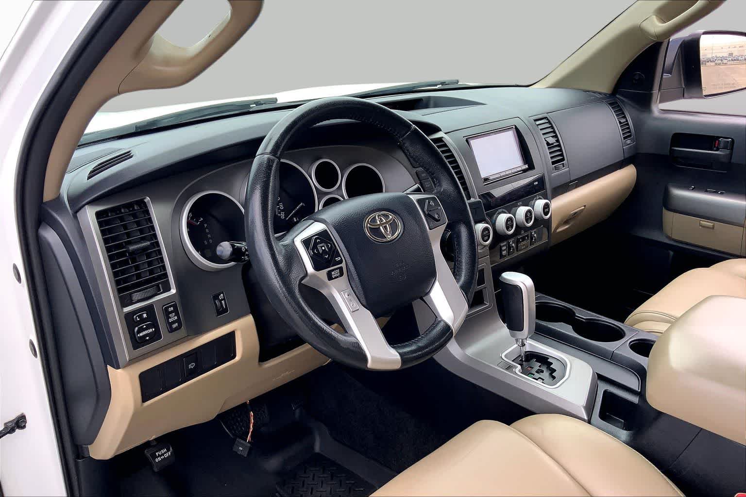 2015 Toyota Sequoia SR5 Super White at AutoNation USA Katy