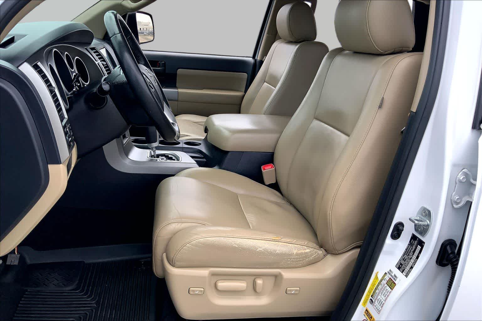 2015 Toyota Sequoia SR5 Super White at AutoNation USA Katy