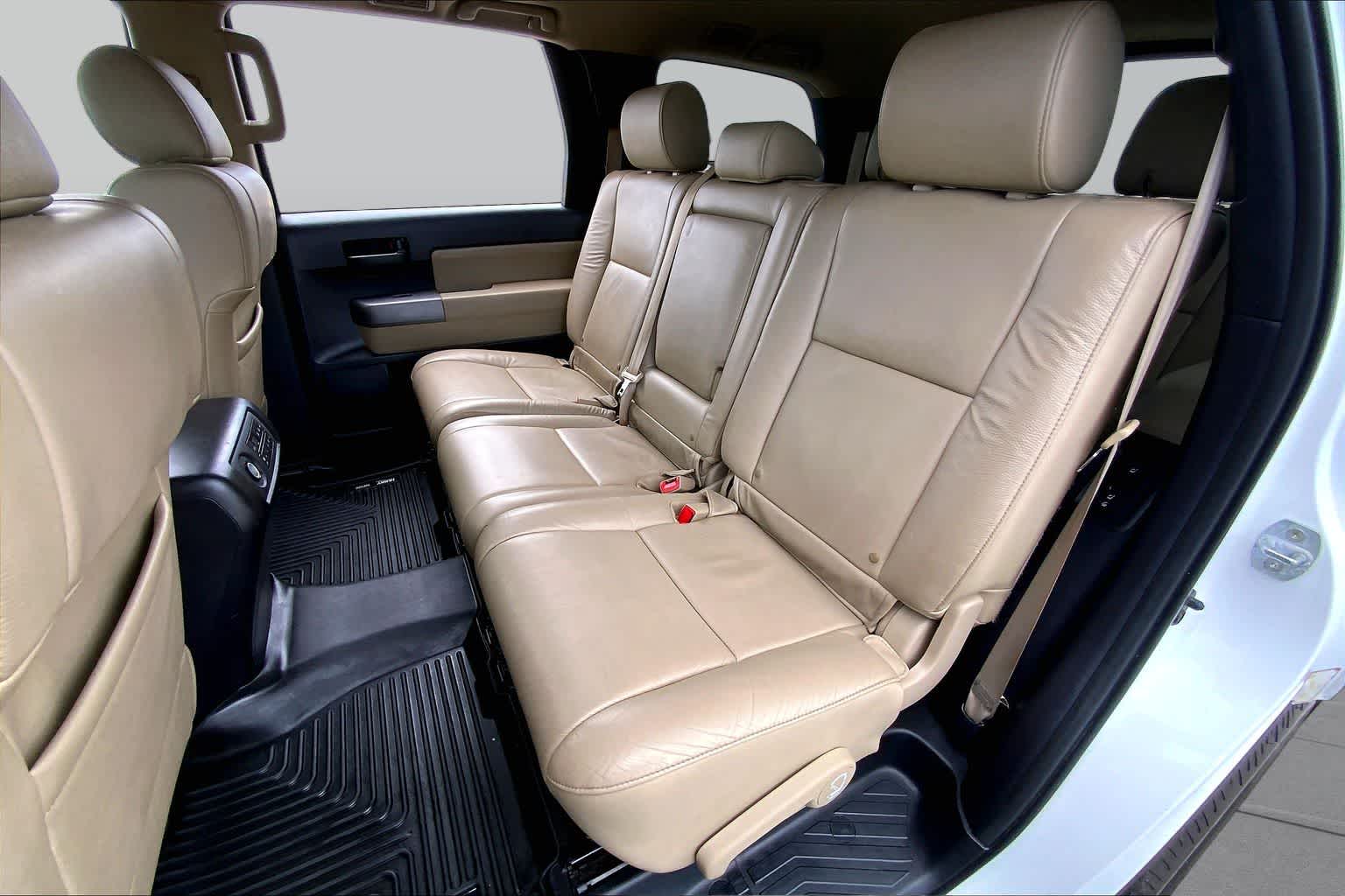 2015 Toyota Sequoia SR5 Super White at AutoNation USA Katy