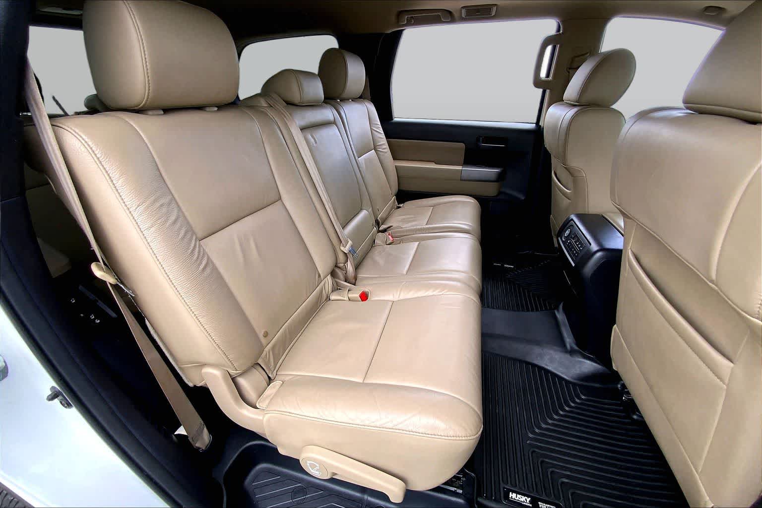 2015 Toyota Sequoia SR5 Super White at AutoNation USA Katy