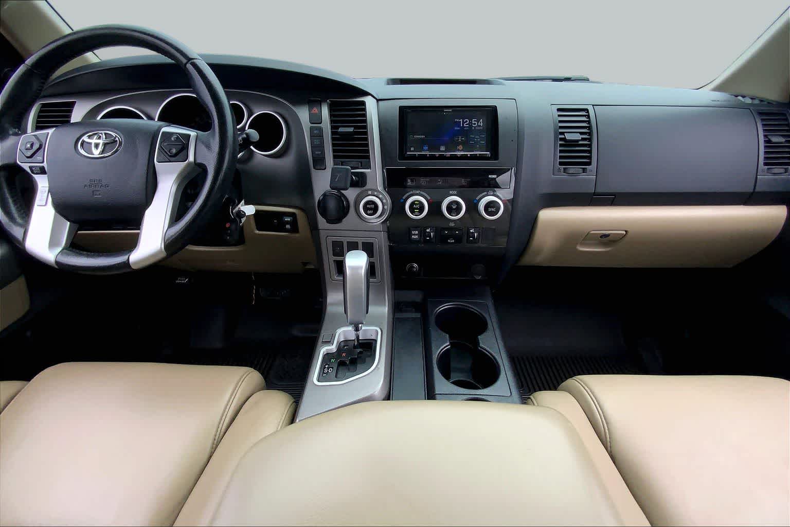 2015 Toyota Sequoia SR5 Super White at AutoNation USA Katy