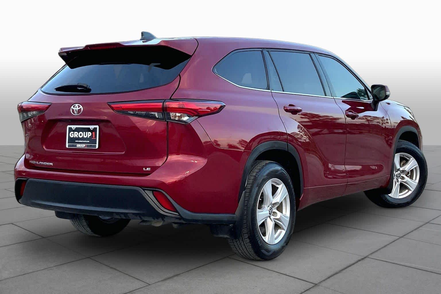 2022 Toyota Highlander LE Ruby Flare Pearl at AutoNation Chrysler Jeep Dodge Ram Spring