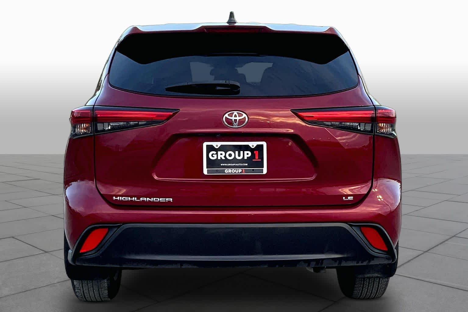 2022 Toyota Highlander LE Ruby Flare Pearl at AutoNation Chrysler Jeep Dodge Ram Spring