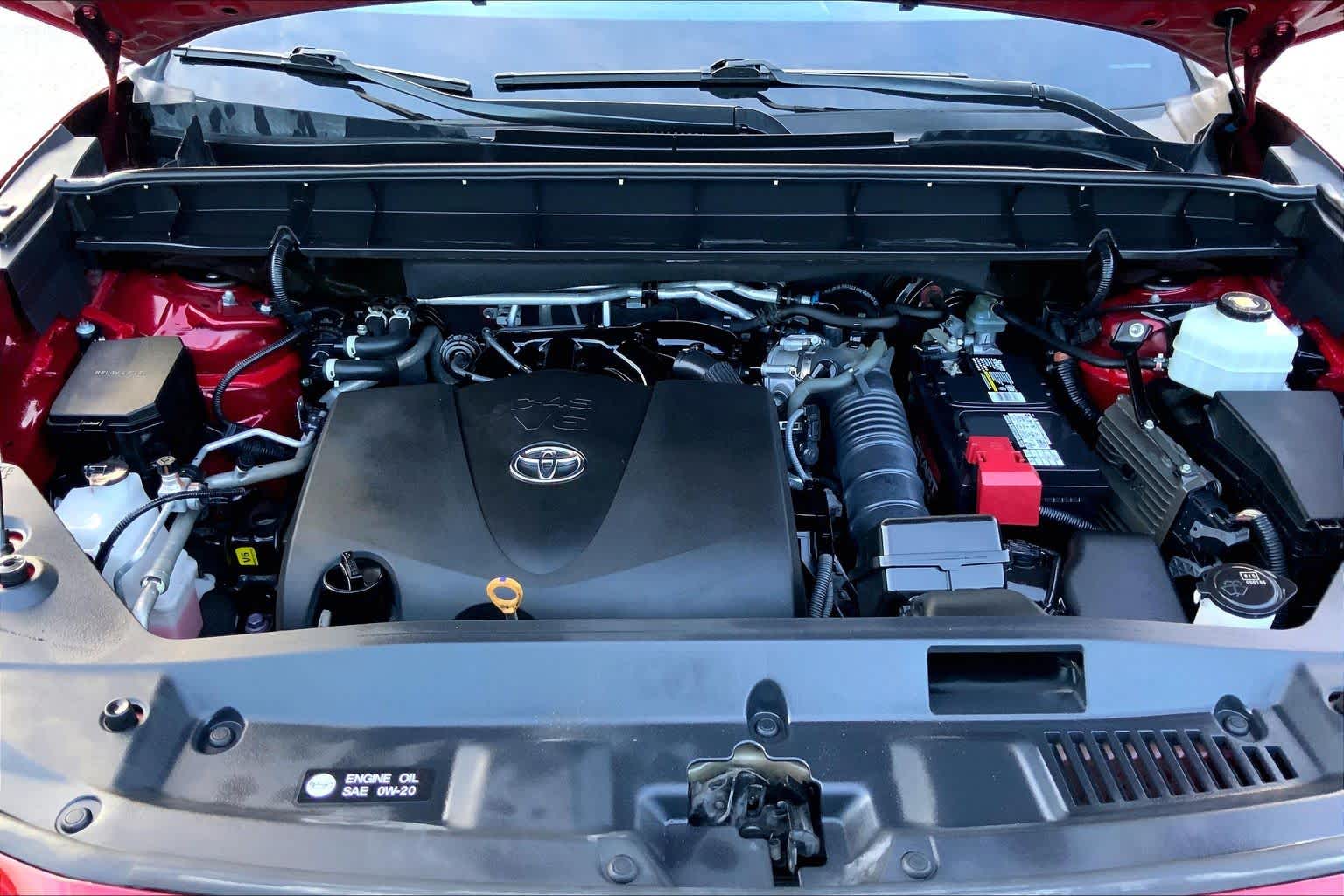 2022 Toyota Highlander LE Ruby Flare Pearl at AutoNation Chrysler Jeep Dodge Ram Spring