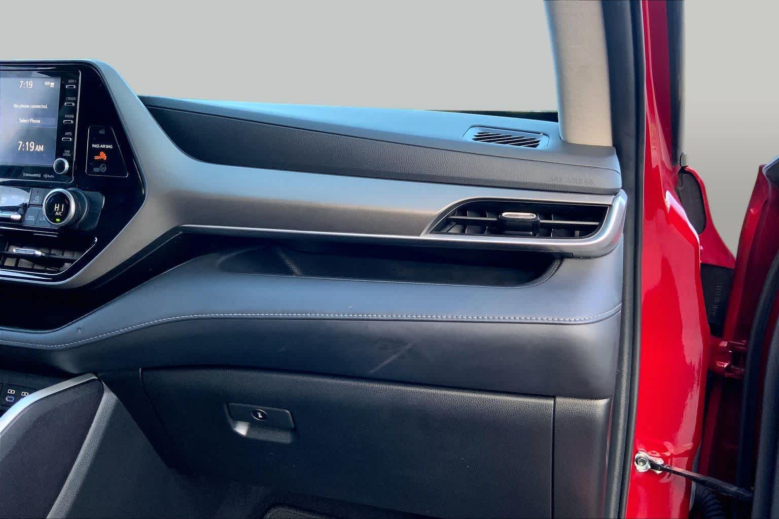 2022 Toyota Highlander LE Ruby Flare Pearl at AutoNation Chrysler Jeep Dodge Ram Spring