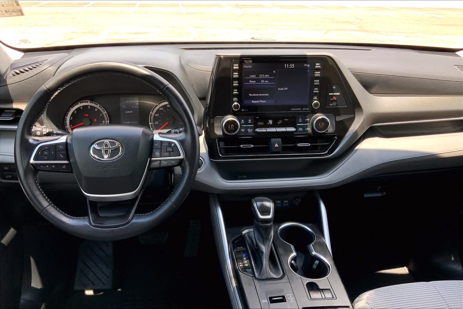 2022 Toyota Highlander LE Magnetic Gray Metallic at Lone Star Chevrolet