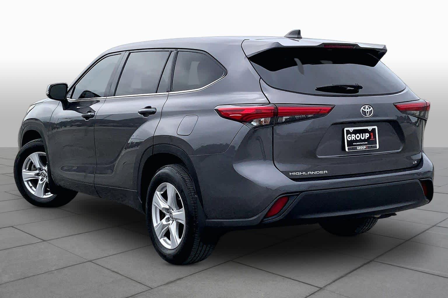 2022 Toyota Highlander LE Magnetic Gray Metallic at Group 1 Toyota Southwest