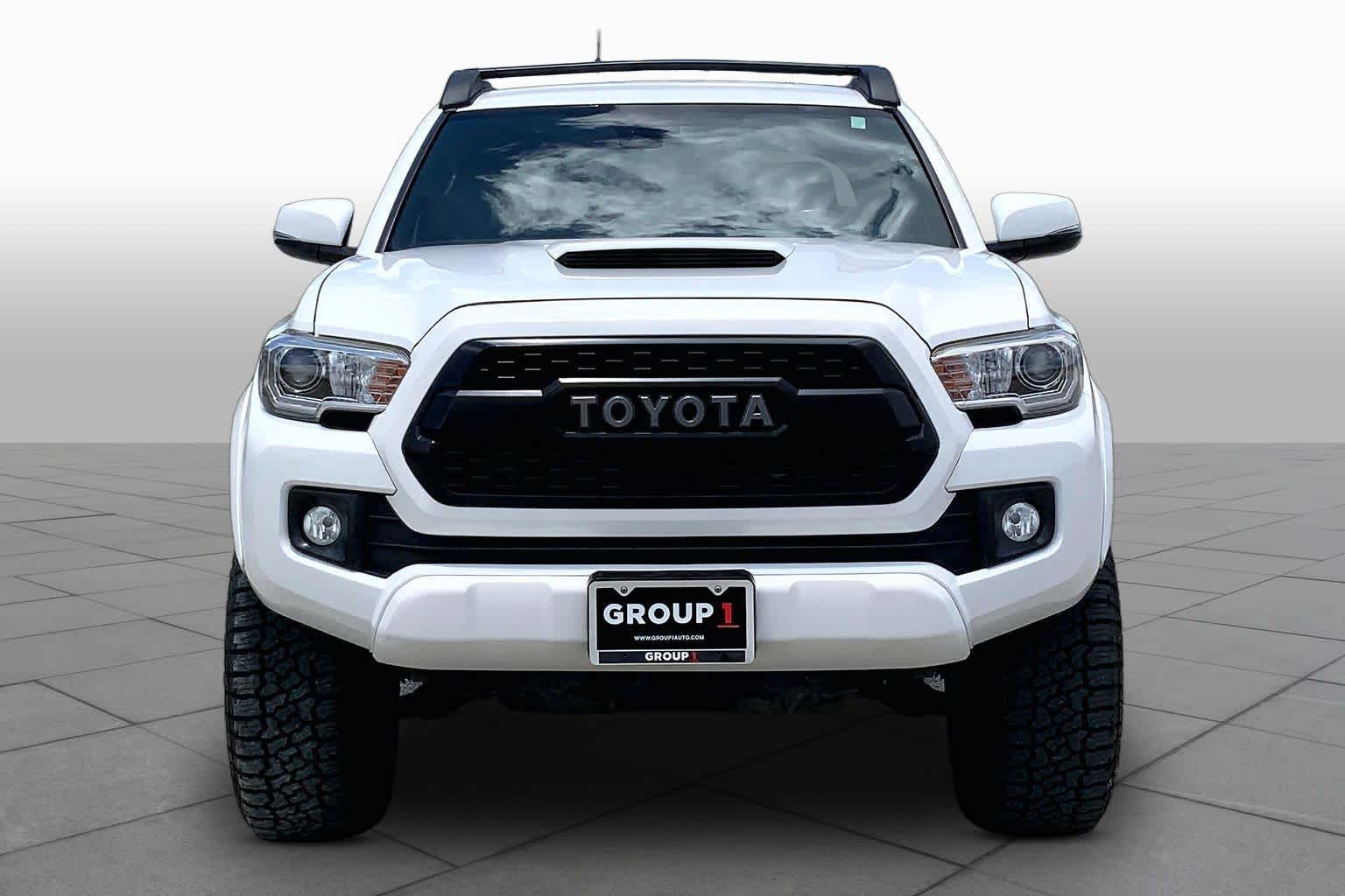 2019 Toyota Tacoma TRD Sport Super White at Tomball Ford