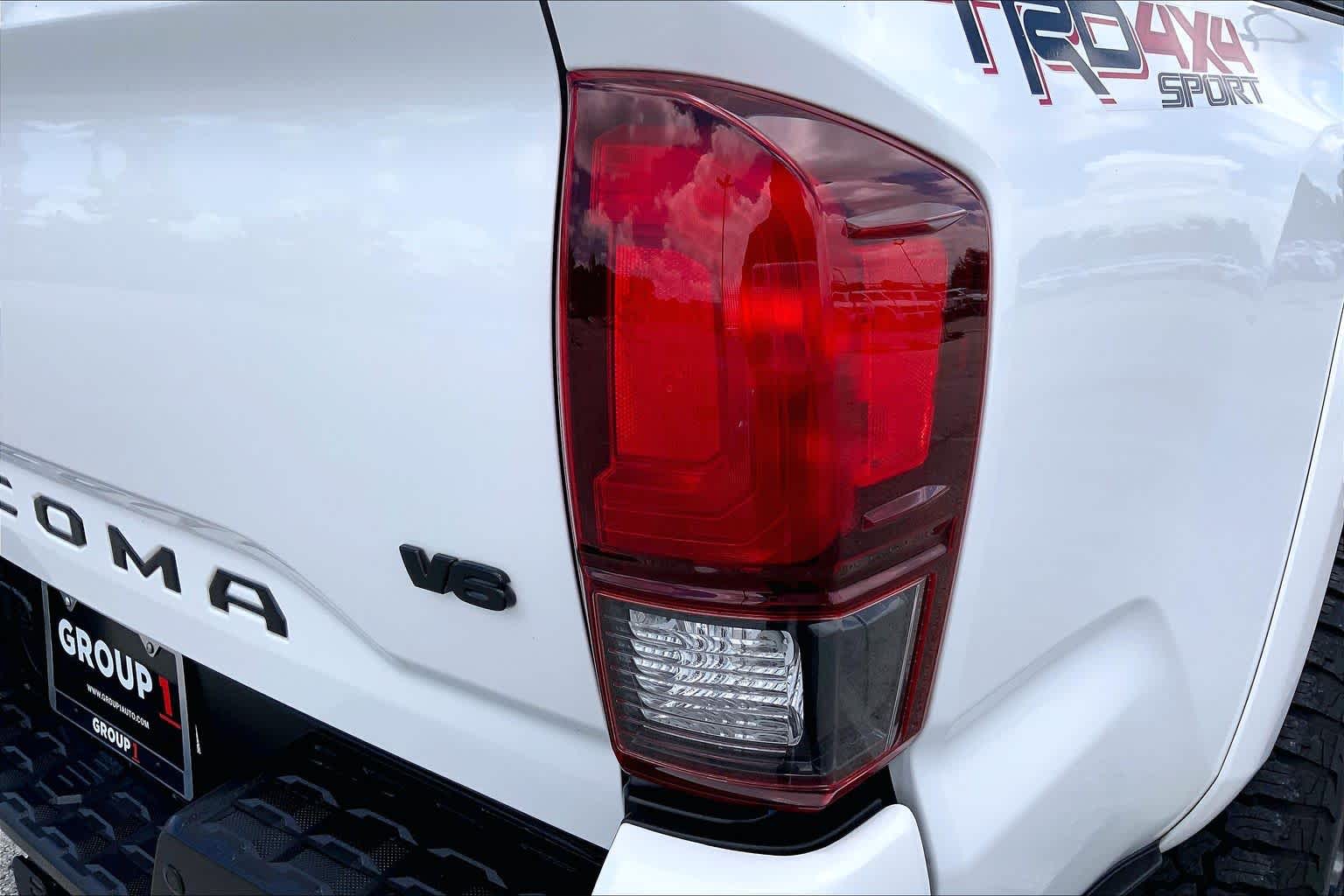 2019 Toyota Tacoma TRD Sport Super White at Tomball Ford
