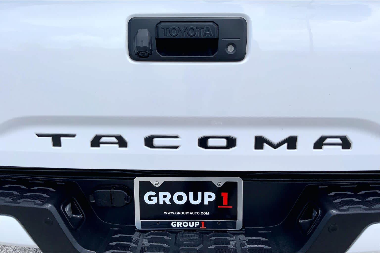 2019 Toyota Tacoma TRD Sport Super White at Tomball Ford