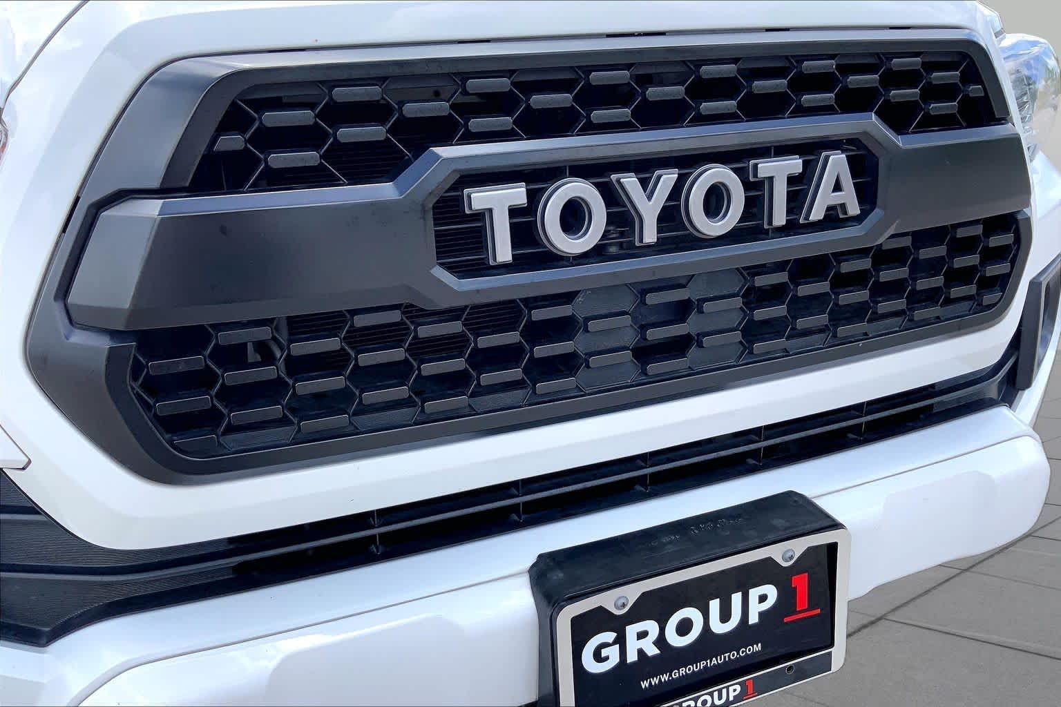 2019 Toyota Tacoma TRD Sport Super White at Tomball Ford