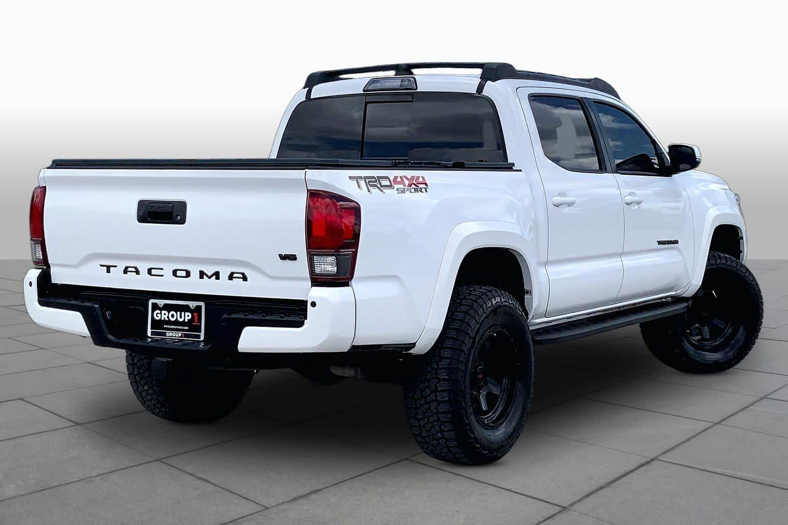 2019 Toyota Tacoma TRD Sport Super White at Tomball Ford
