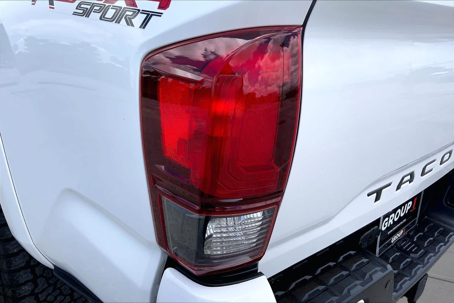 2019 Toyota Tacoma TRD Sport Super White at Tomball Ford