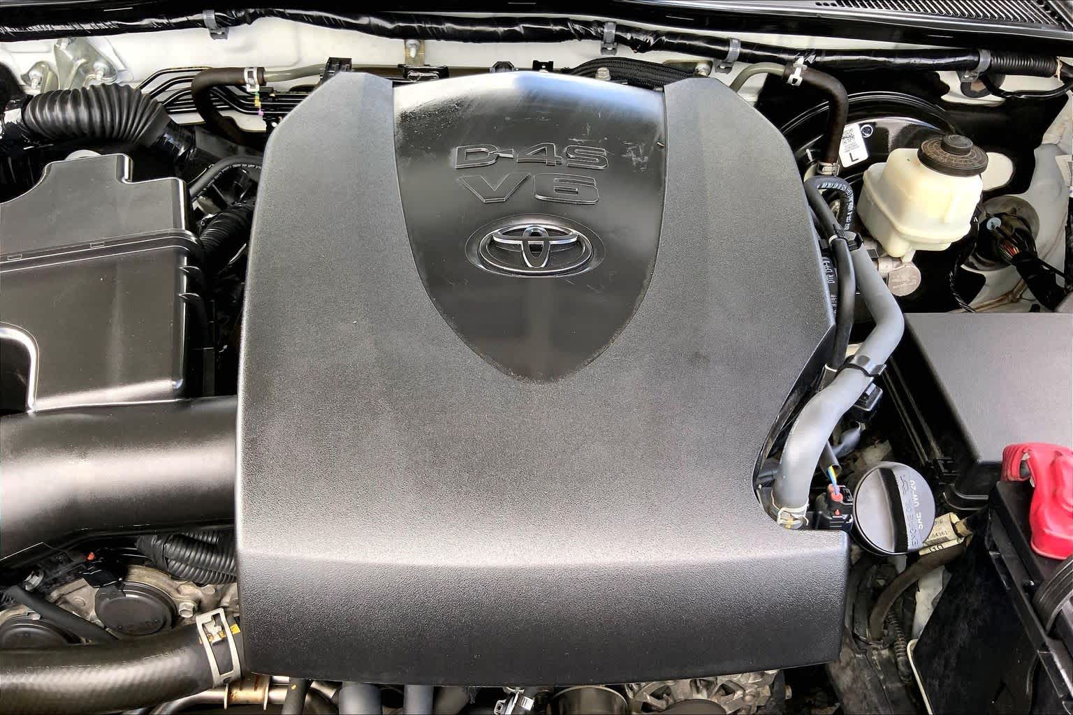 2019 Toyota Tacoma TRD Sport Super White at Tomball Ford