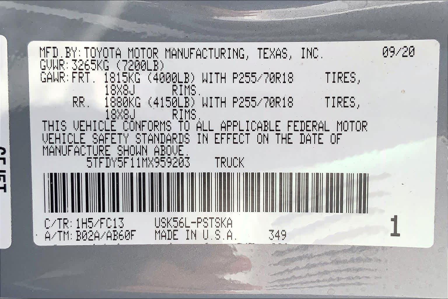 2021 Toyota Tundra SR5 Cement at Group 1 Toyota Southwest