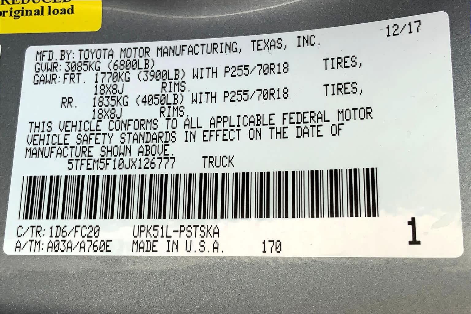2018 Toyota Tundra SR5 Silver Sky Metallic at Honda of Clear Lake