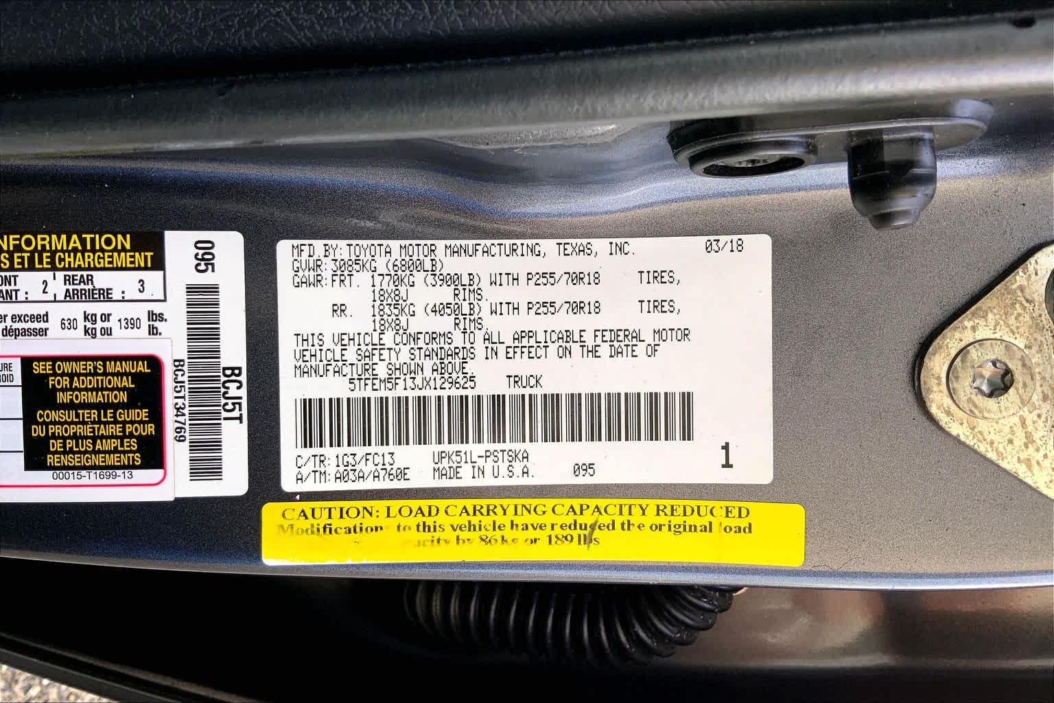 2018 Toyota Tundra photo 37 of 37