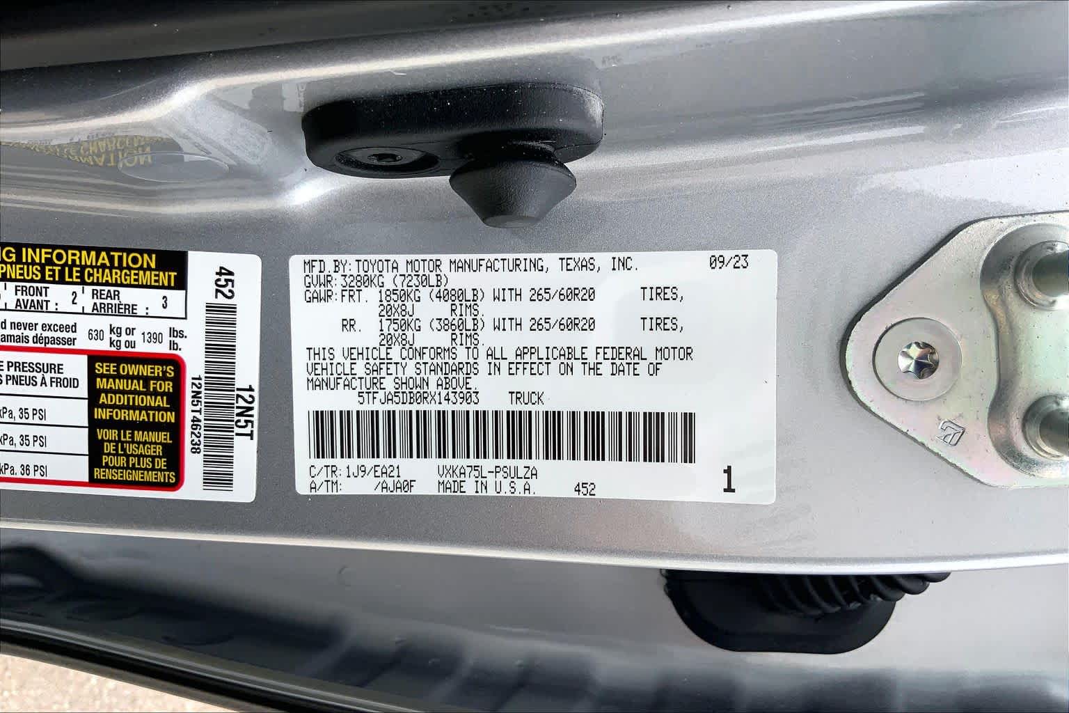2024 Toyota Tundra Limited Celestial Silver Metallic at Group 1 Toyota Southwest