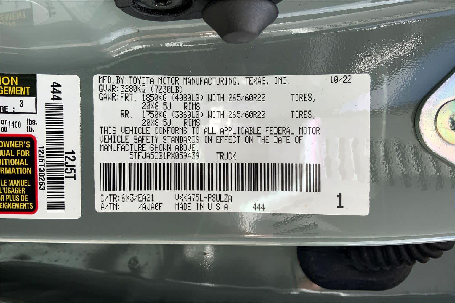 2023 Toyota Tundra Limited Lunar Rock at Group 1 GMC Buick South