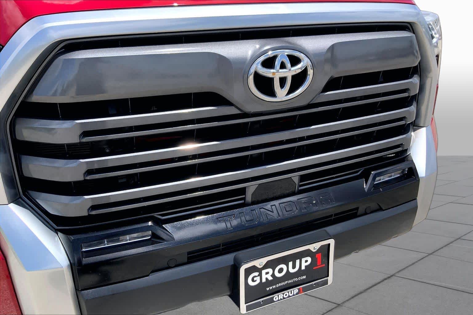 2024 Toyota Tundra Limited Supersonic Red at Group 1 Toyota Southwest