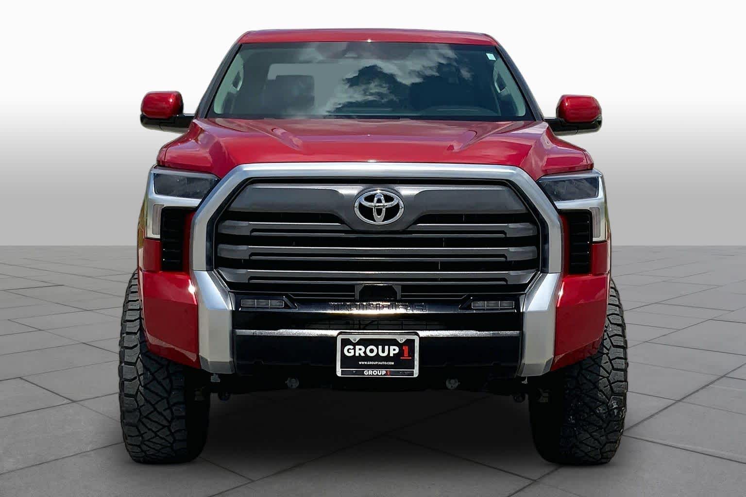 2024 Toyota Tundra Limited Supersonic Red at Group 1 Toyota Southwest